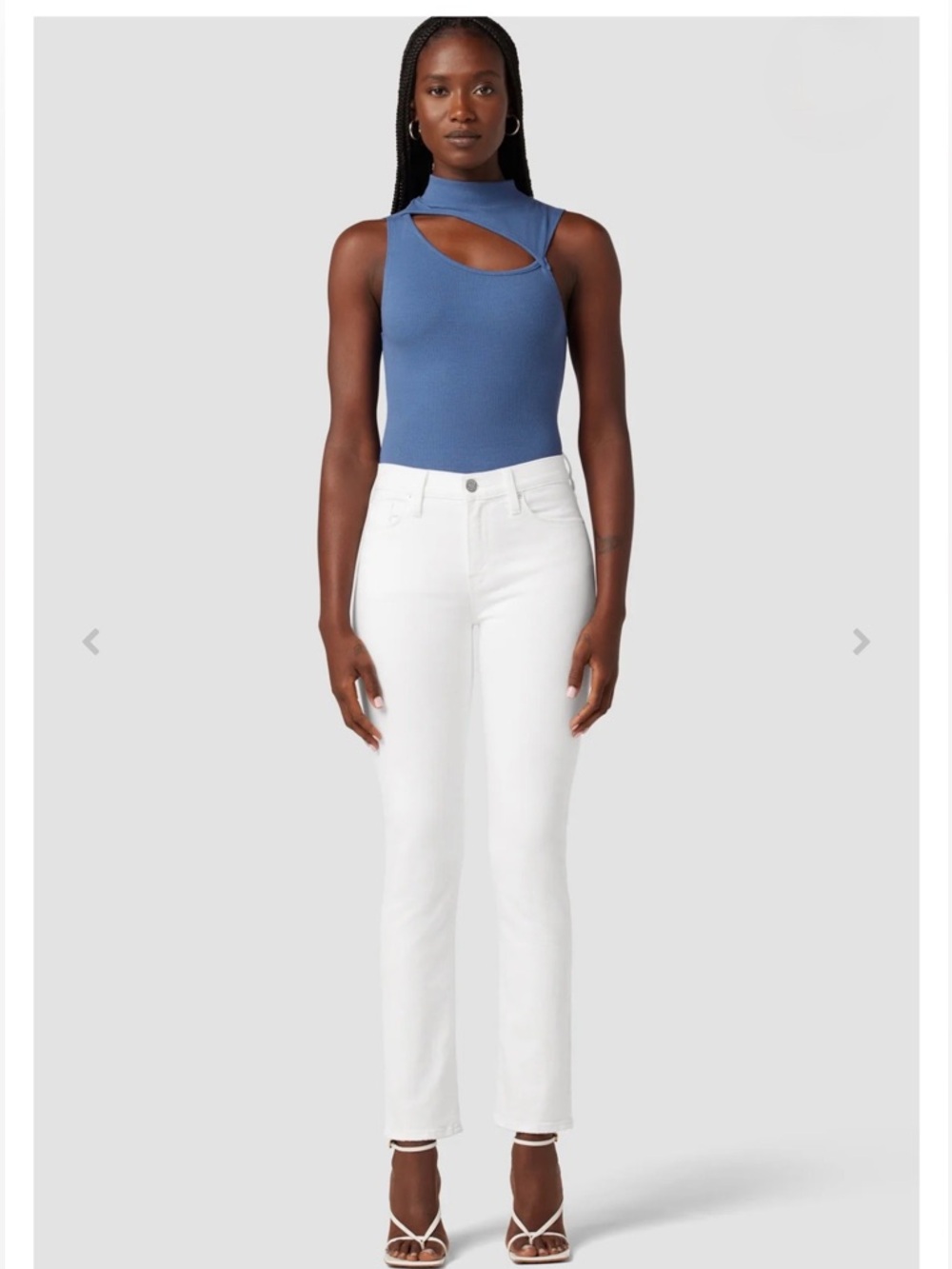 Hudson Womens Jeans White Straight-Leg Jeans. Size 27